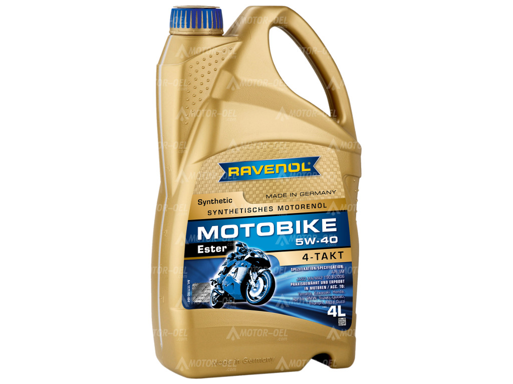 RAVENOL Motobike 4-T Ester SAE 5W-40 4 Ltr.