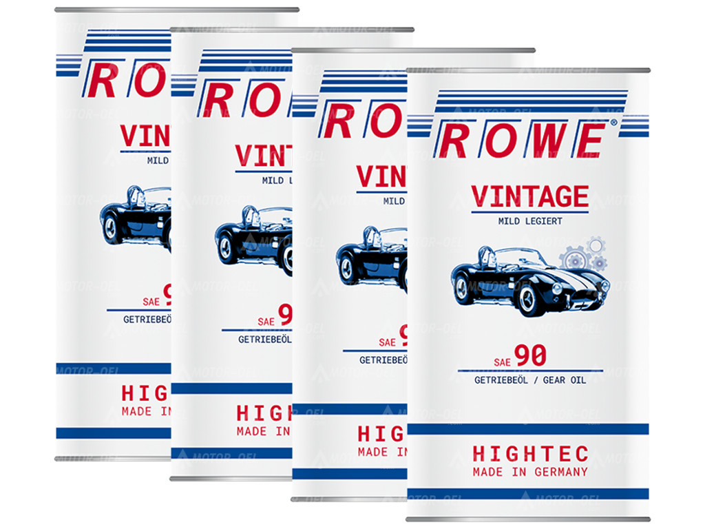 ROWE HIGHTEC VINTAGE SAE 90, 20 Liter (4x5L), 25056 ROWE HIGHTEC VINTAGE SAE 90, 20 Liter (4x5L), 25056