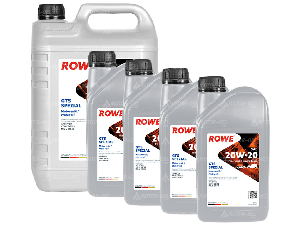 ROWE HIGHTEC GTS SPEZIAL SAE 20W-20 9 Liter (5L+4L), 20023