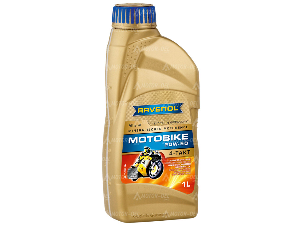 RAVENOL Motobike 4-T Mineral SAE 20W-50 1 Ltr.