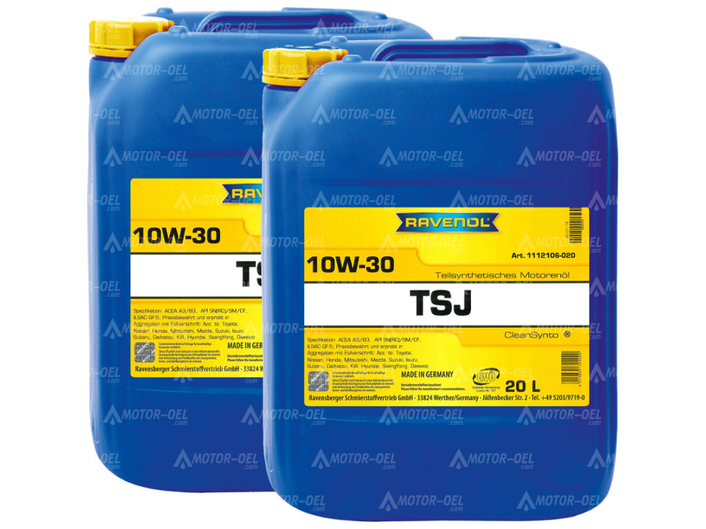 RAVENOL TSJ SAE 10W-30 40 (2x20) Ltr. RAVENOL TSJ SAE 10W-30 40 (2x20) Ltr.