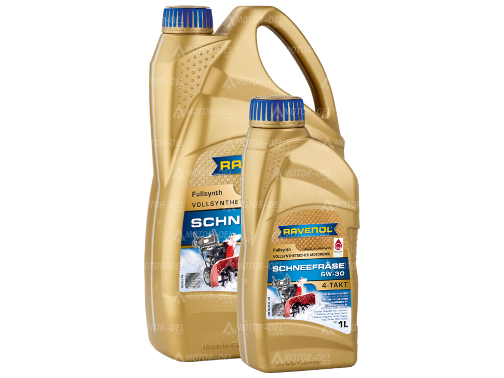 RAVENOL Schneefräse 4-Takt 5W-30 Vollsynth. 5 Liter (4L+1L), 1151105