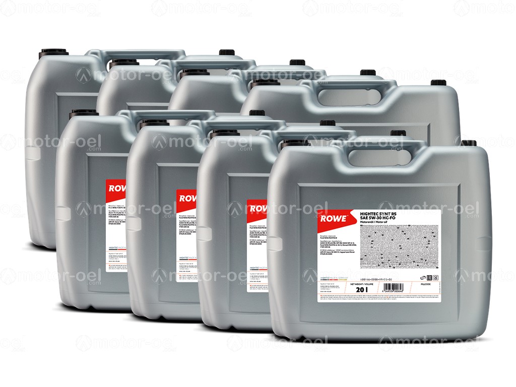 ROWE HIGHTEC SYNT RS SAE 5W-30 HC-FO, 160 Liter (8x20L), 20146