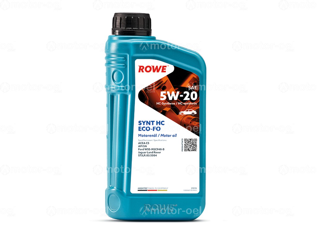 ROWE HIGHTEC SYNT HC ECO-FO SAE 5W-20, 1 Liter, 20206