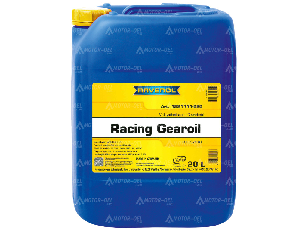 RAVENOL Racing Gearoil GL-5 + LS  20 Ltr. 