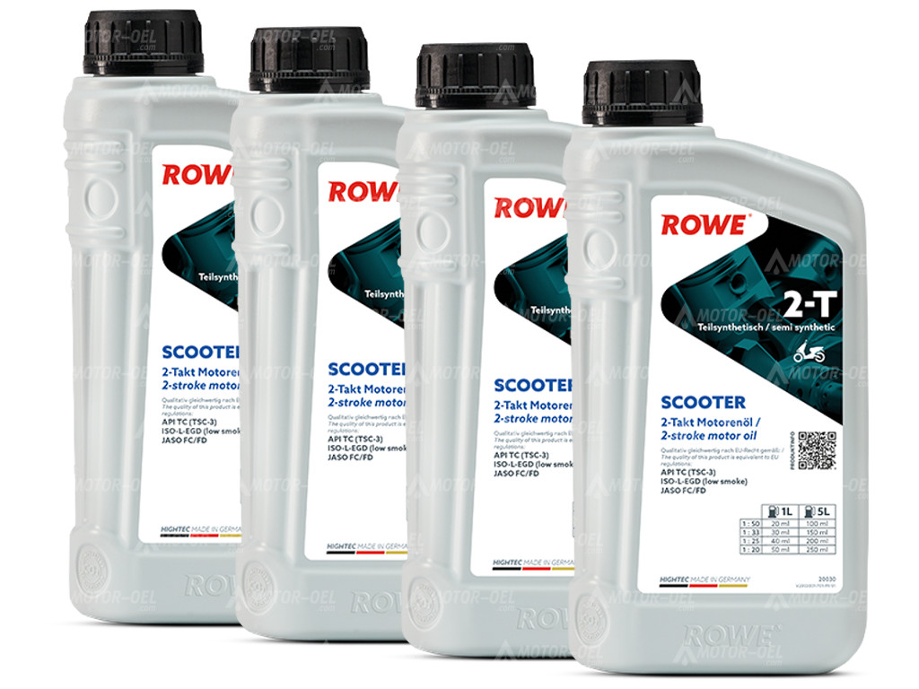 ROWE HIGHTEC 2-T SCOOTER, 4 Liter (4x1L), 20030