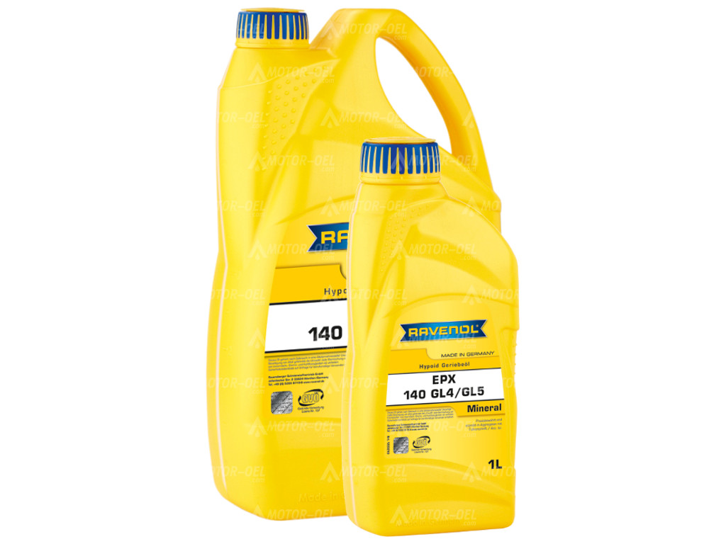 RAVENOL Getriebeoel EPX SAE 140 GL4/GL5 5 (4+1) Ltr. RAVENOL Getriebeoel EPX SAE 140 GL4/GL5 5 (4+1) Ltr.