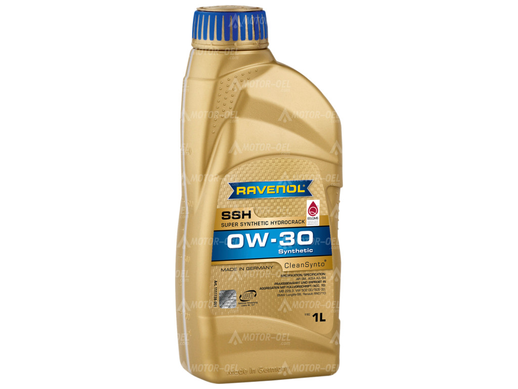 RAVENOL Super Synthetic Hydrocrack SSH SAE 0W-30, 1 Liter, 1111138