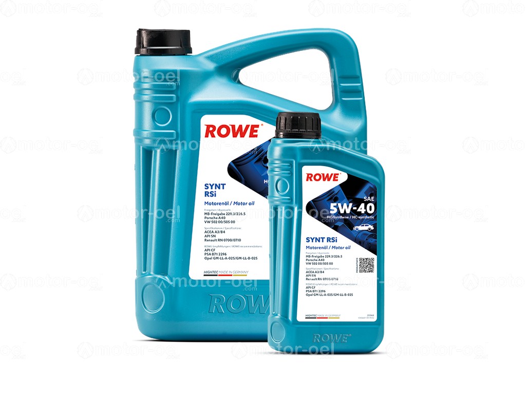 6 Liter (5L+1L) ROWE HIGHTEC SYNT RSi SAE 5W-40, 20068