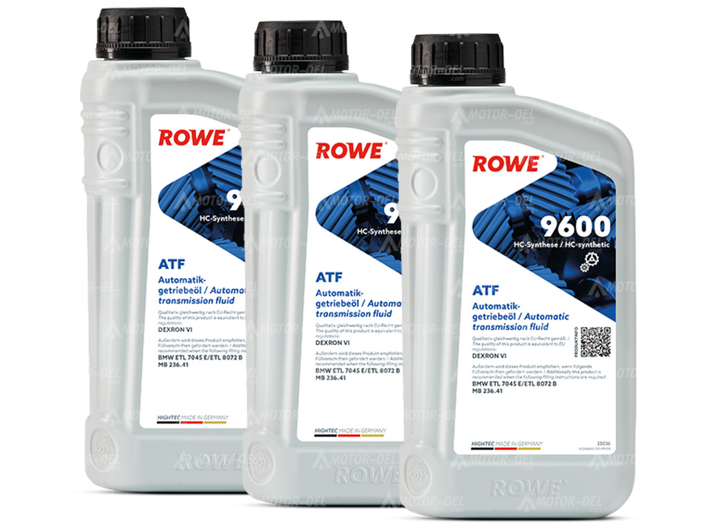 ROWE HIGHTEC ATF 9600, 3 Liter (3x1L), 25036 ROWE HIGHTEC ATF 9600, 3 Liter (3x1L), 25036