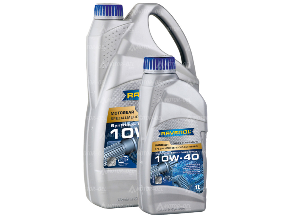 RAVENOL Motogear SAE 10W-40 GL-4  5 (4+1) Ltr.