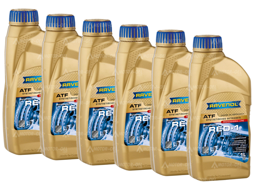 RAVENOL ATF RED-1  6 (6x1) Ltr. RAVENOL ATF RED-1  6 (6x1) Ltr.