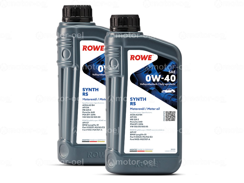 ROWE HIGHTEC SYNTH RS SAE 0W-40, 2 Liter (2x1L), 20020