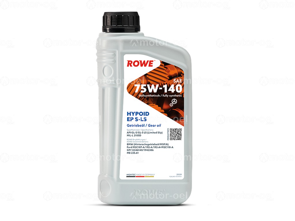 ROWE HIGHTEC HYPOID EP SAE 75W-140 S-LS, 1 Liter, 25029