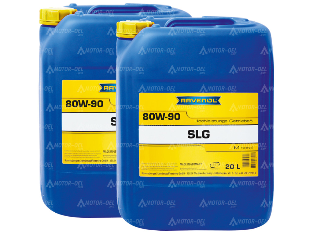 RAVENOL Getriebeoel SLG SAE 80W-90 40 (2x20) Ltr.