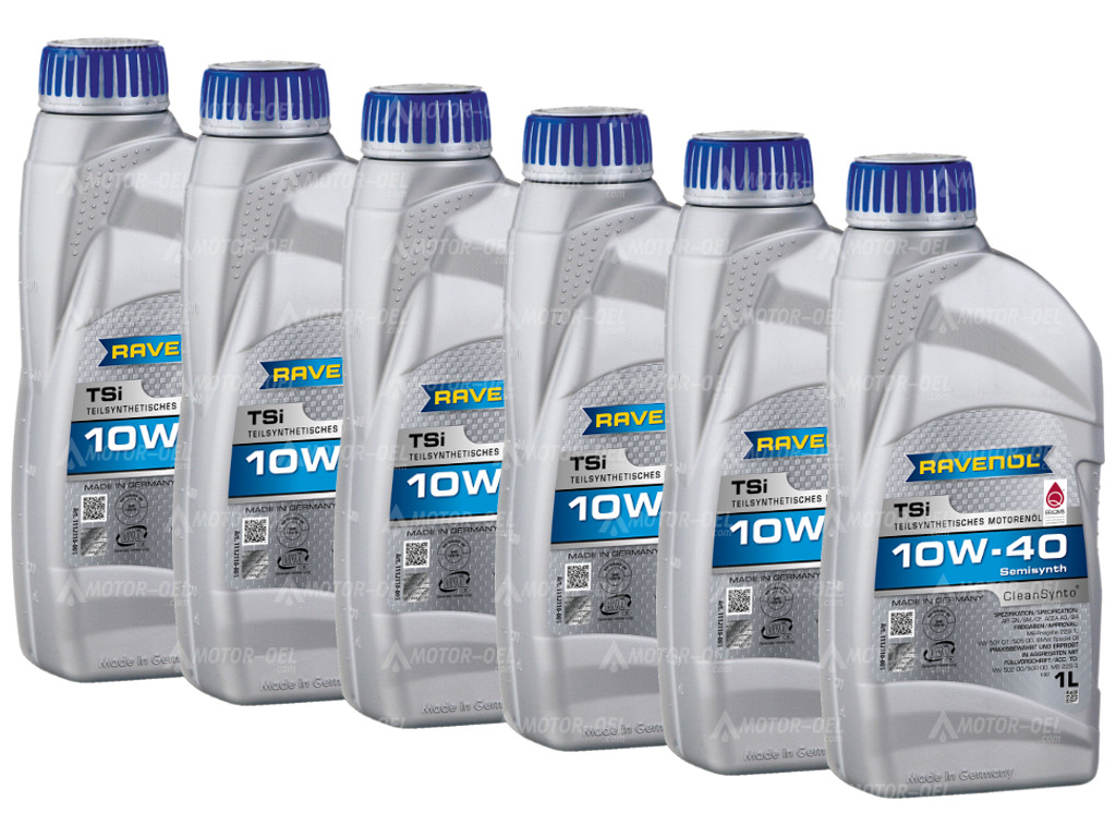 RAVENOL TSi SAE 10W-40 6 (6x1) Ltr. 