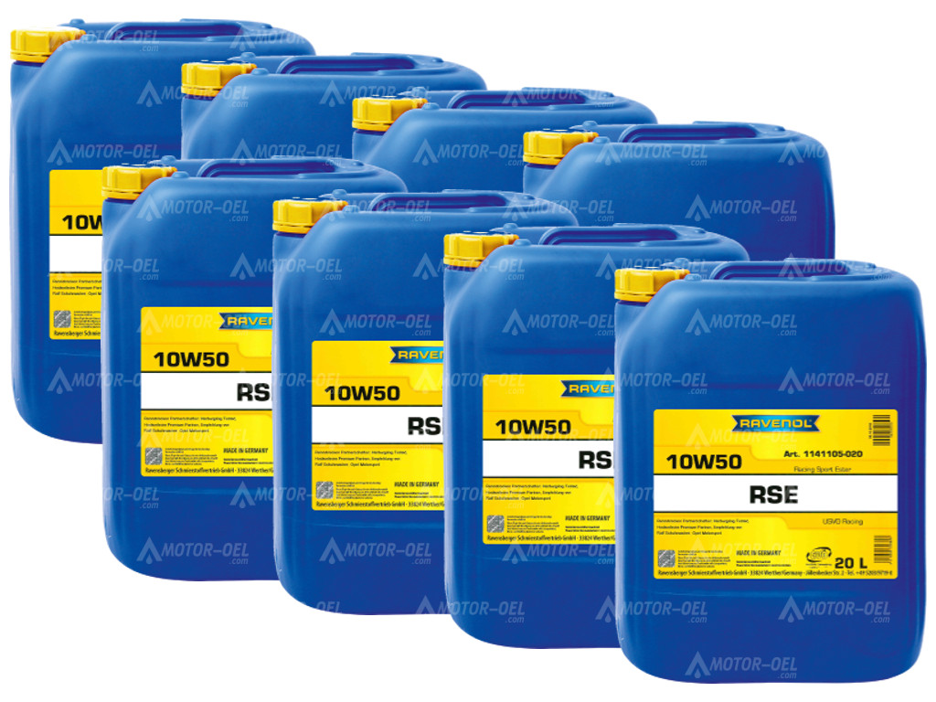 RAVENOL RSE Racing Sport Ester 10W-50 160 (8x20) Ltr.