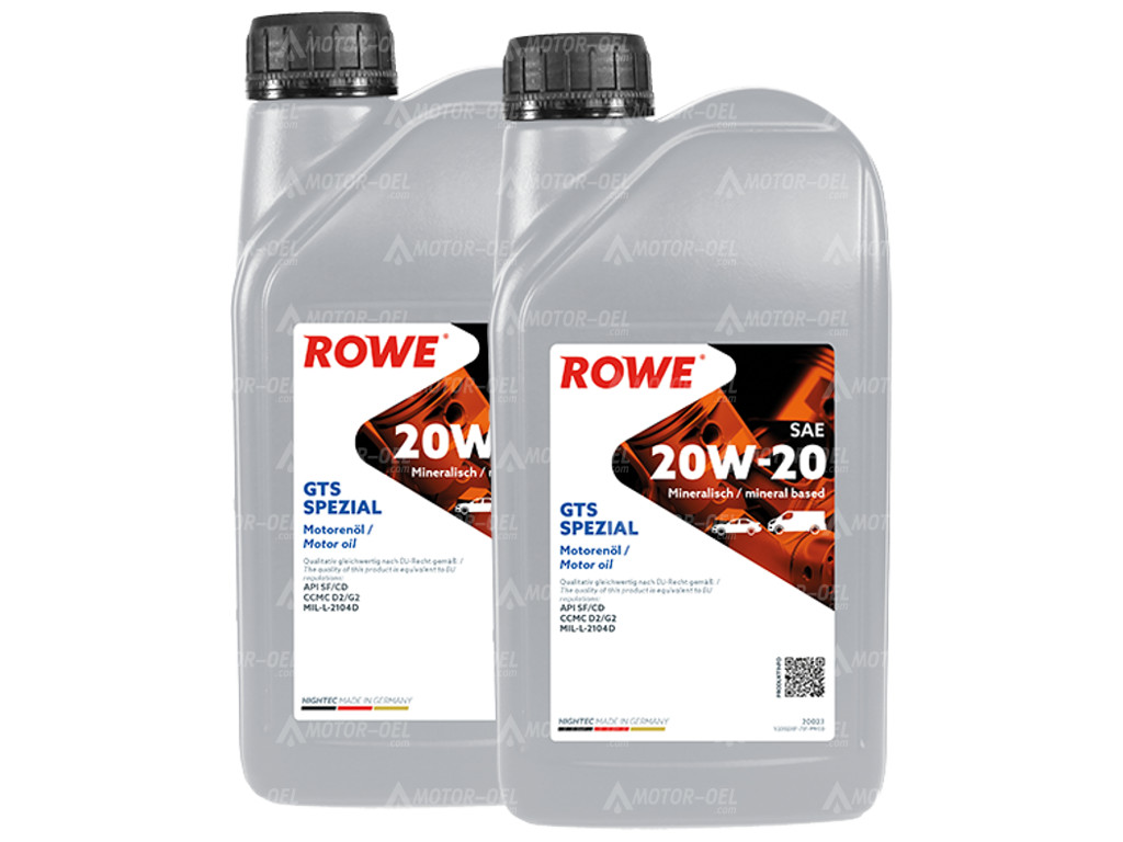 ROWE HIGHTEC GTS SPEZIAL SAE 20W-20 2 Liter (2x1L), 20023