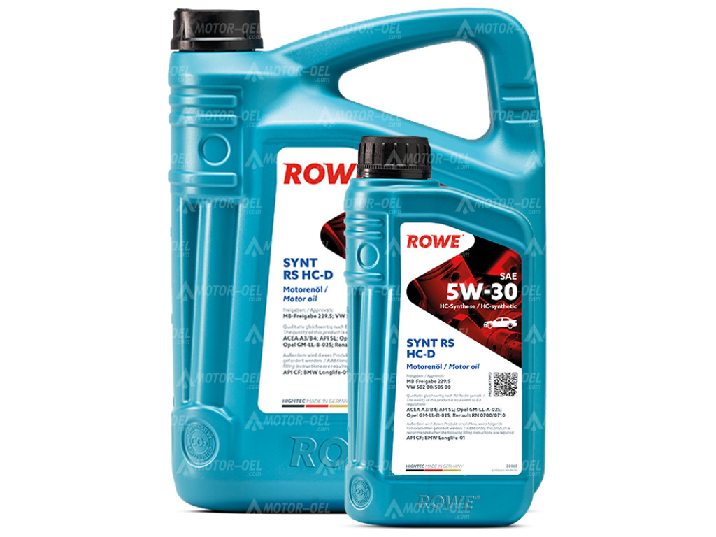 ROWE HIGHTEC SYNT RS HC-D SAE 5W-30, 6 Liter (5L+1L), 20060