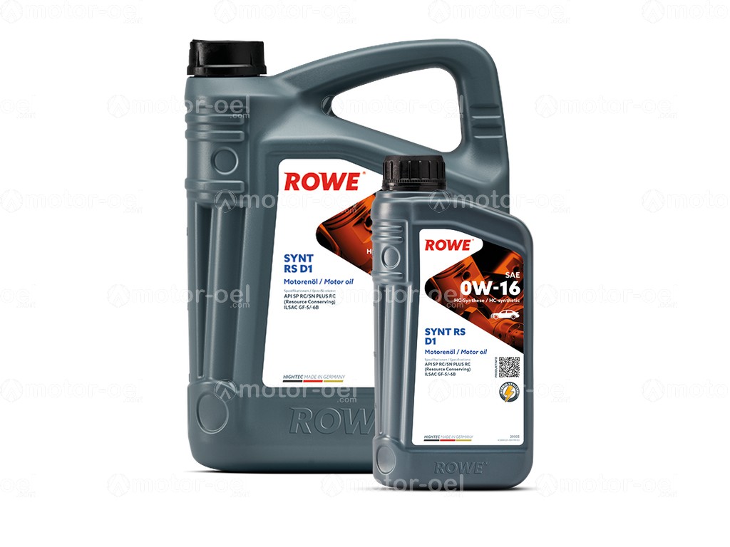 ROWE HIGHTEC SYNT RS D1 SAE 0W-16, 6 Liter (5L+1L), 20005