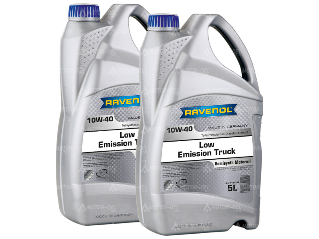 RAVENOL Low Emission Truck SAE 10W-40 10 (2x5) Ltr. RAVENOL Low Emission Truck SAE 10W-40 10 (2x5) Ltr.
