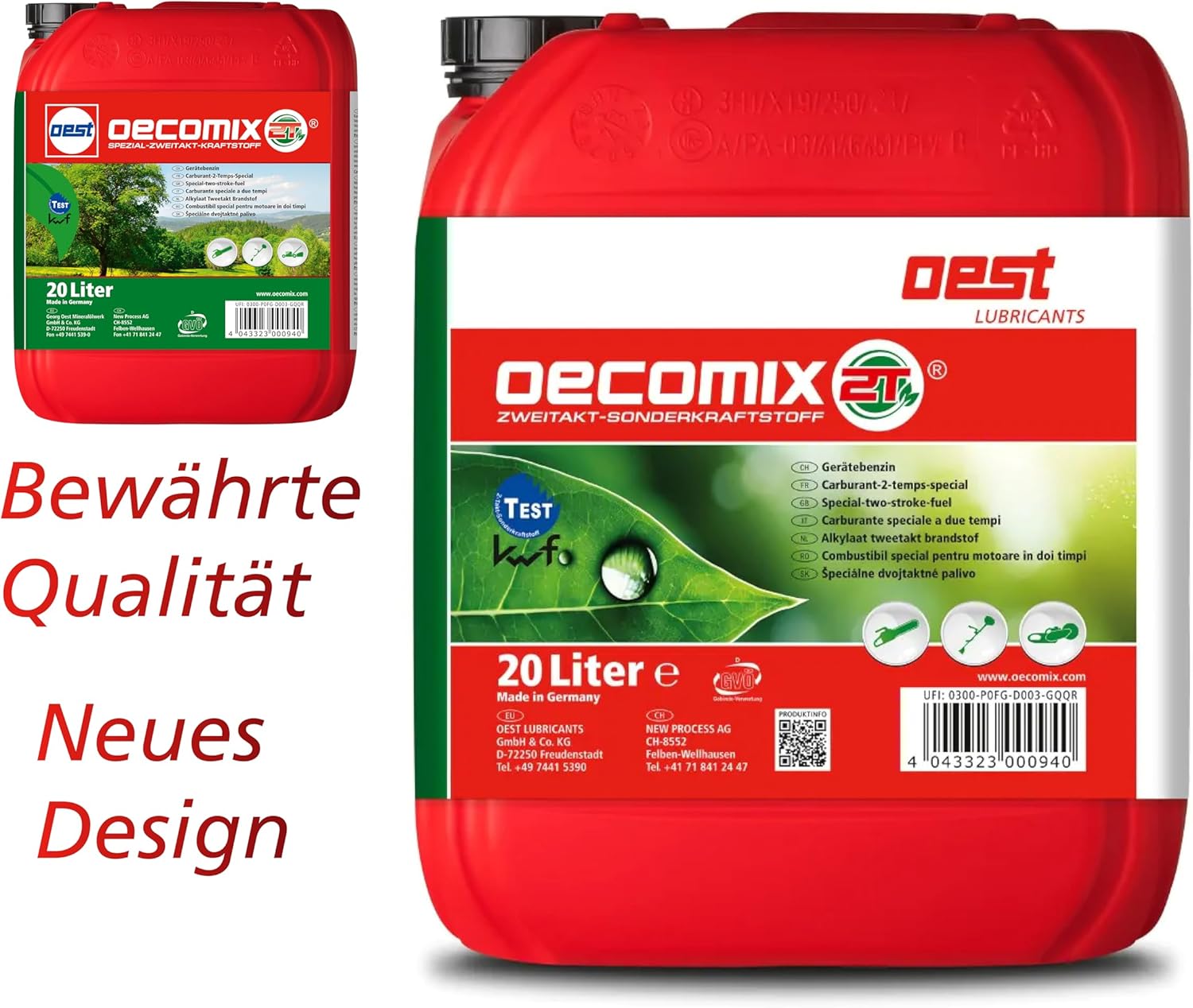 OEST OECOMIX 2 T, 20 Liter, 32574
