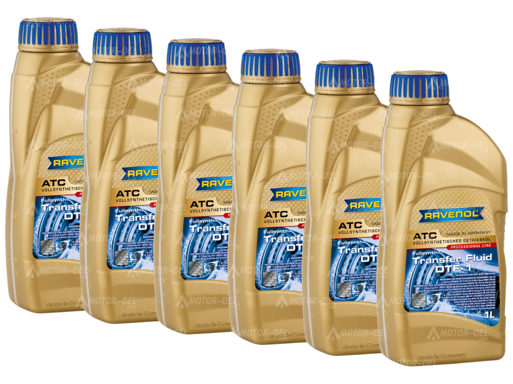 RAVENOL Transfer Fluid DTF-1 (Spezifikationrn ATF TF-0870), 6 Liter (6x1L), 1211128