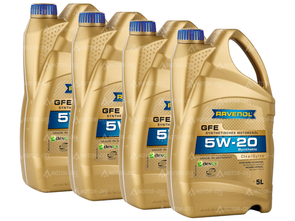 RAVENOL GFE SAE 5W-20, 20 Liter (4x5L), 1111111