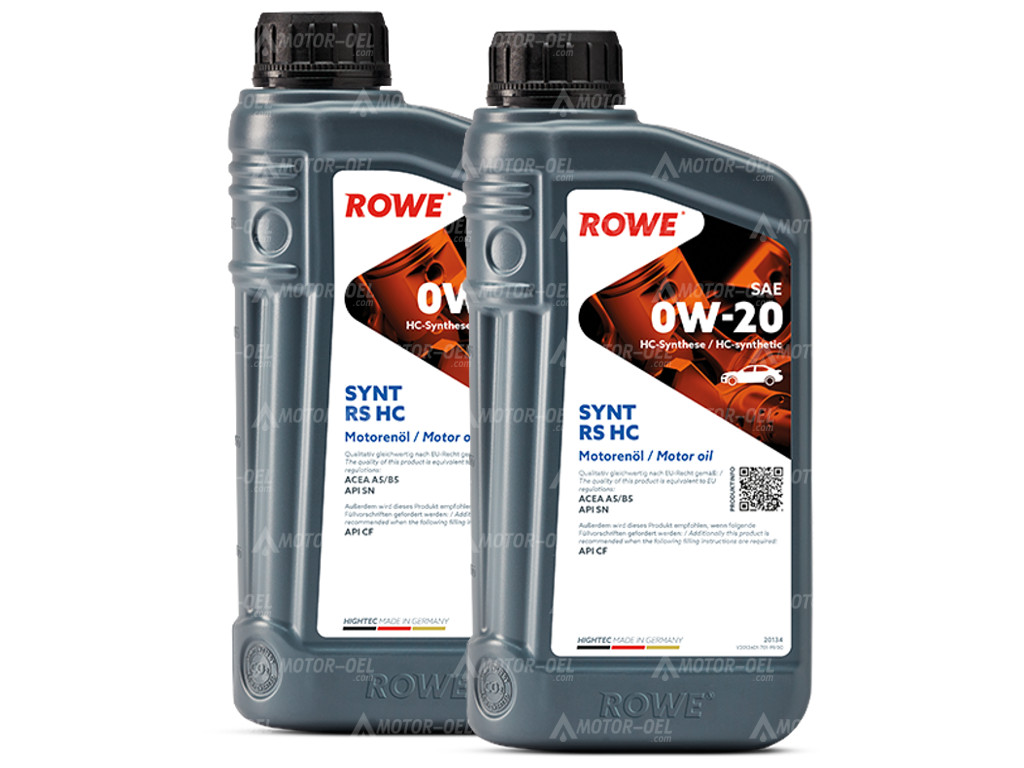 ROWE HIGHTEC SYNT RS HC SAE 0W-20, 2 Liter (2x1L), 20134