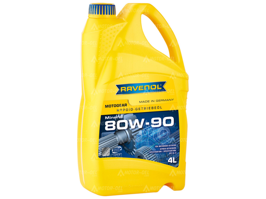 RAVENOL Motogear SAE 80W-90 GL-5  4 Ltr. RAVENOL Motogear SAE 80W-90 GL-5  4 Ltr.