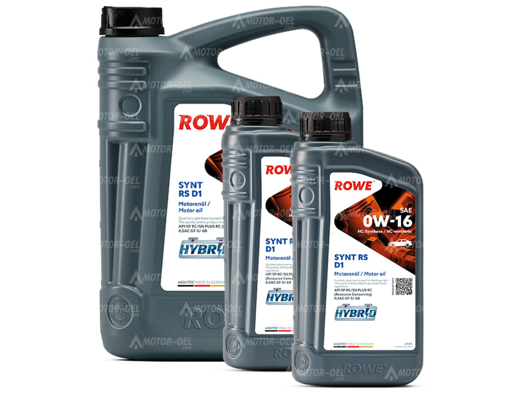 ROWE HIGHTEC SYNT RS D1 SAE 0W-16, 7 Liter (5L+2L), 20005