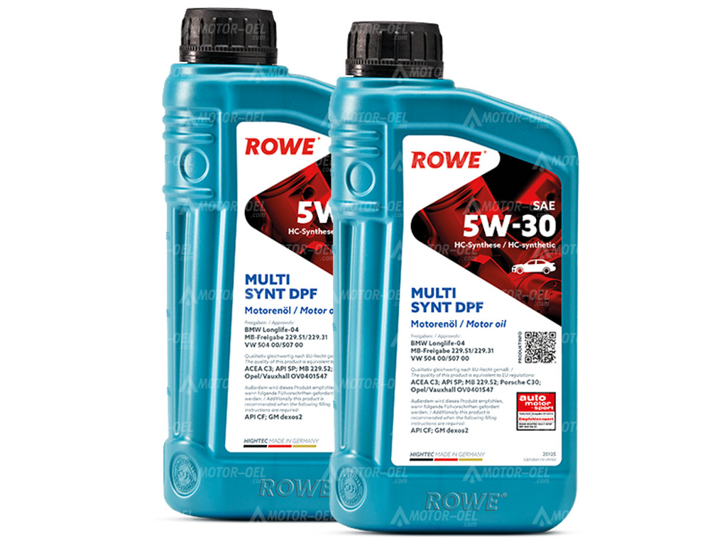ROWE HIGHTEC MULTI SYNT DPF SAE 5W-30, 2 Liter (2x1L), 20125