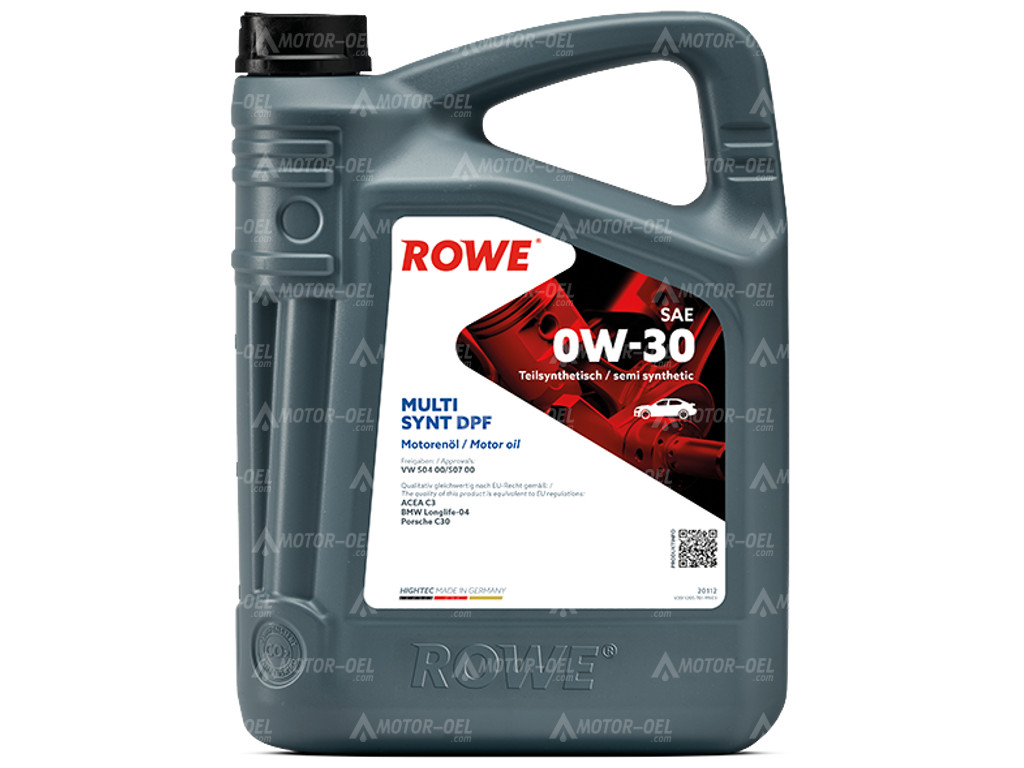 ROWE HIGHTEC MULTI SYNT DPF SAE 0W-30, 5 Liter, 20112