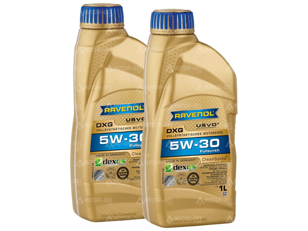 RAVENOL DXG SAE 5W-30, 2 Liter (2x1L), 1111124 