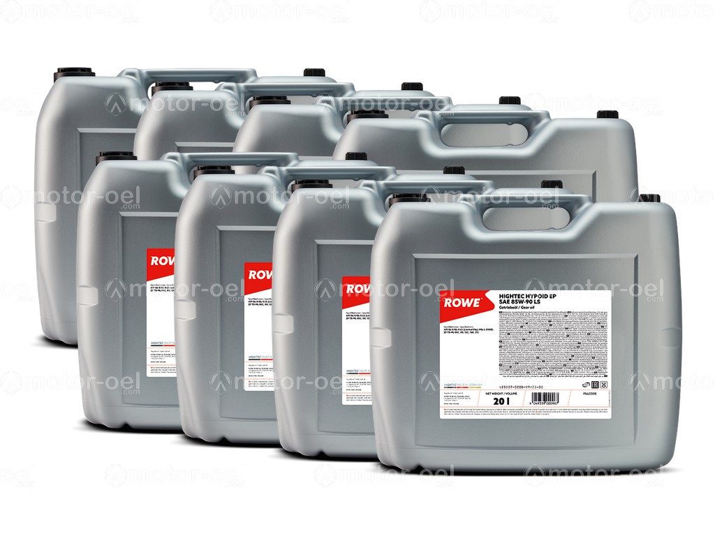 ROWE HIGHTEC HYPOID EP SAE 85W-90 LS, 160 Liter (8x20L), 25007