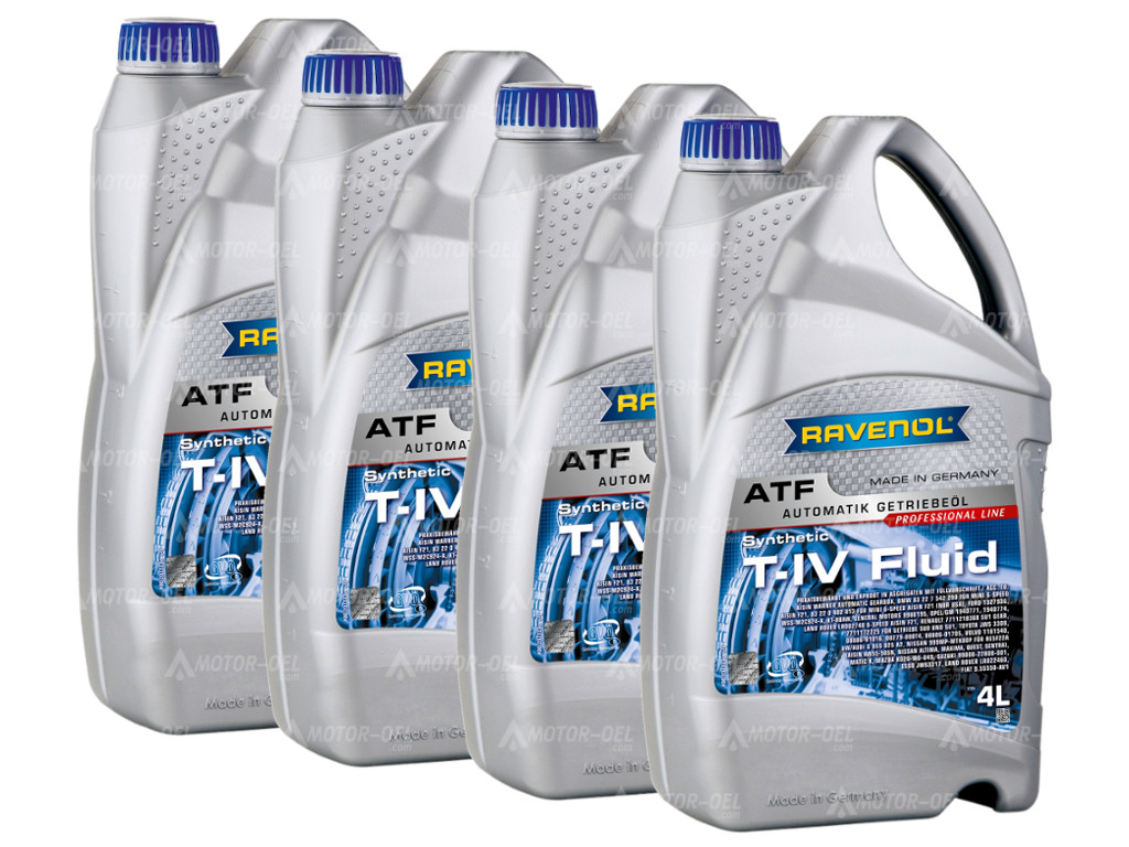 RAVENOL ATF T-IV Fluid 16 Liter (4x4L), 1212102 RAVENOL ATF T-IV Fluid 16 Liter (4x4L), 1212102
