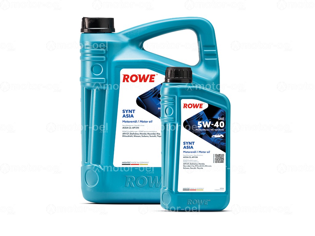 ROWE HIGHTEC SYNT ASIA SAE 5W-40, 6 Liter (5L+1L), 20246