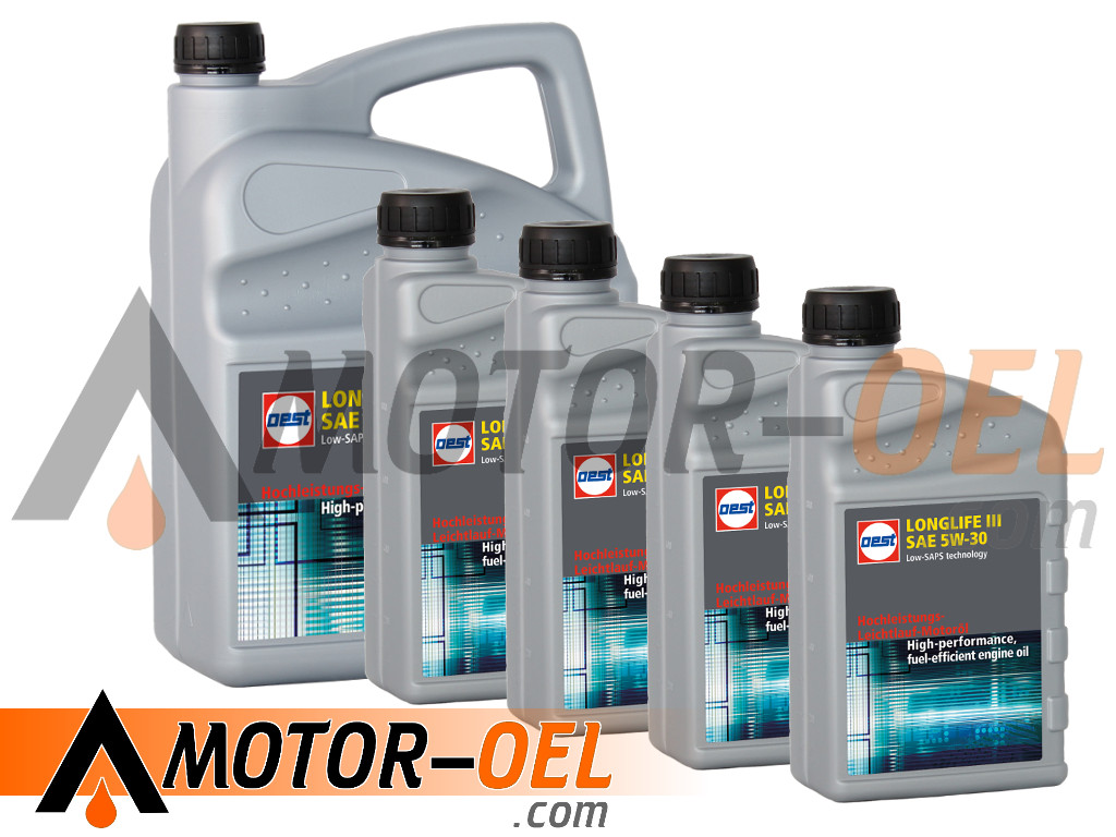 OEST Longlife III SAE 5W-30, 9 Liter (5L+4L), 32339 OEST Longlife III SAE 5W-30, 9 Liter (5L+4L), 32339