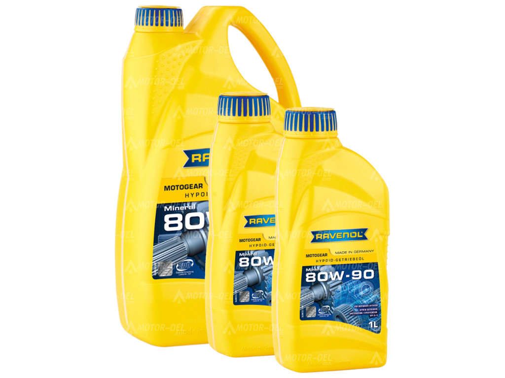 RAVENOL Motogear SAE 80W-90 GL-5, 6 (4+2) Ltr. RAVENOL Motogear SAE 80W-90 GL-5, 6 (4+2) Ltr.