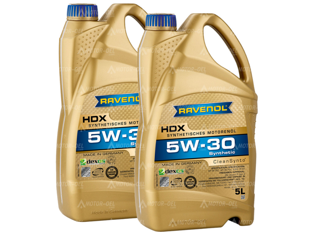 RAVENOL HDX SAE 5W-30, 10 Liter (2x5L), 1111125 