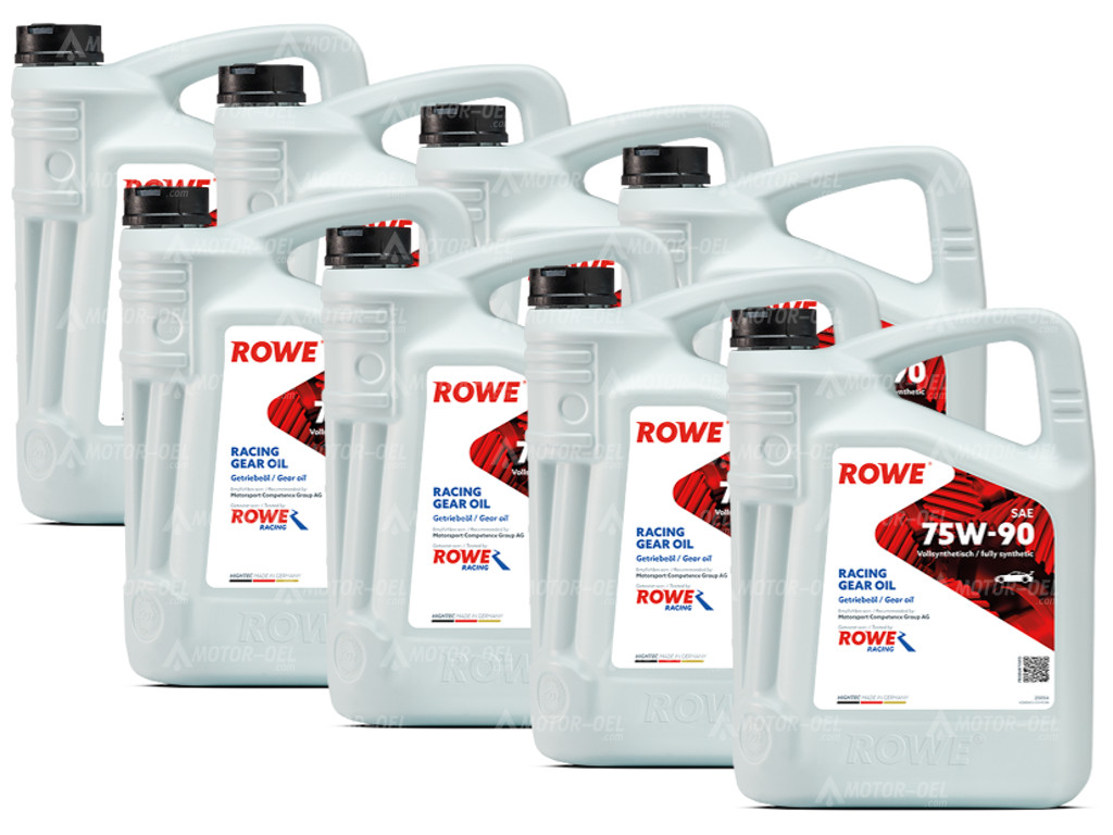 ROWE HIGHTEC RACING GEAR OIL SAE 75W-90, 40 Liter (8x5L), 25054