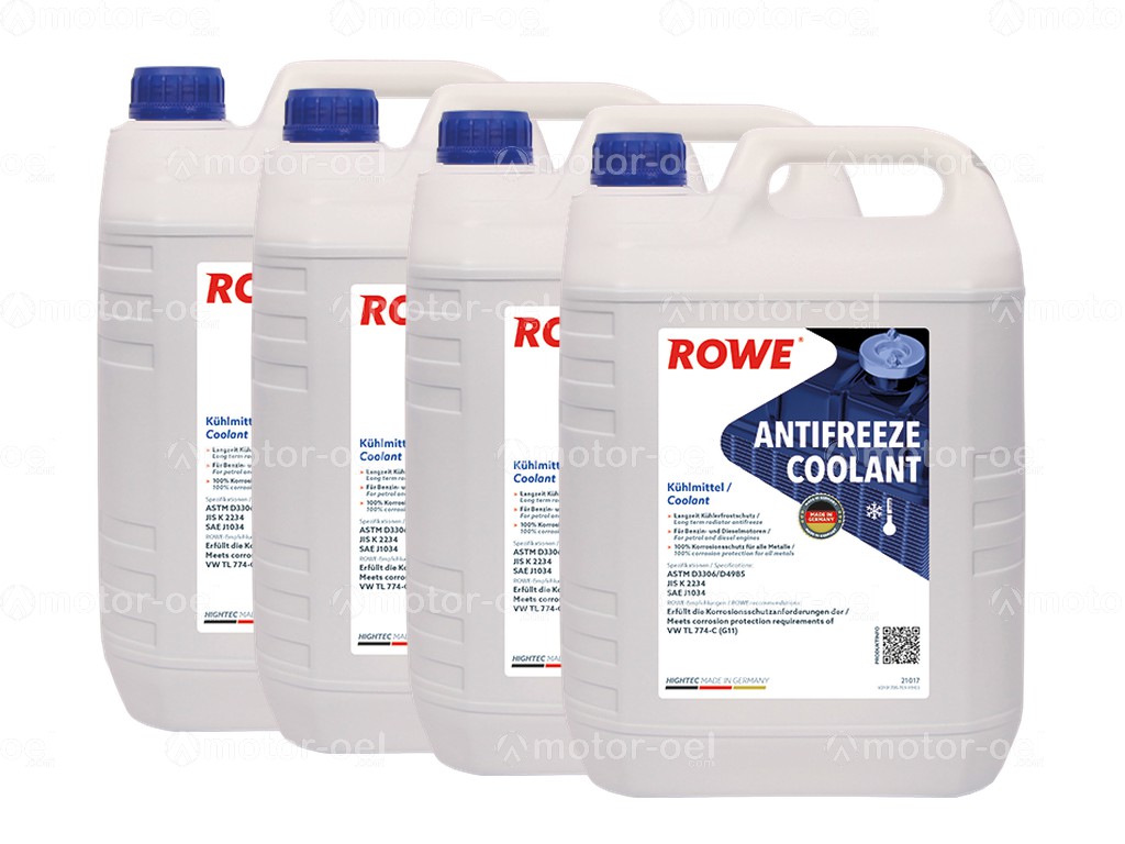 ROWE HIGHTEC ANTIFREEZE, 20 Liter (4x5L), 21017