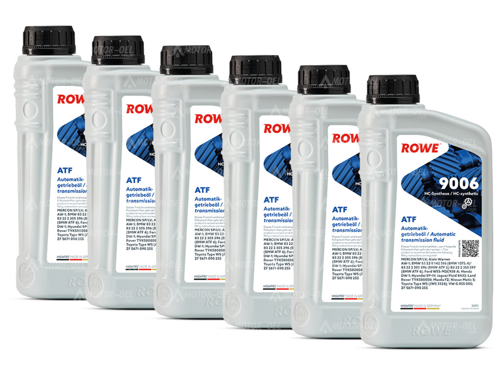 ROWE HIGHTEC ATF 9006, 6 Liter (6x1L), 25051 ROWE HIGHTEC ATF 9006, 6 Liter (6x1L), 25051