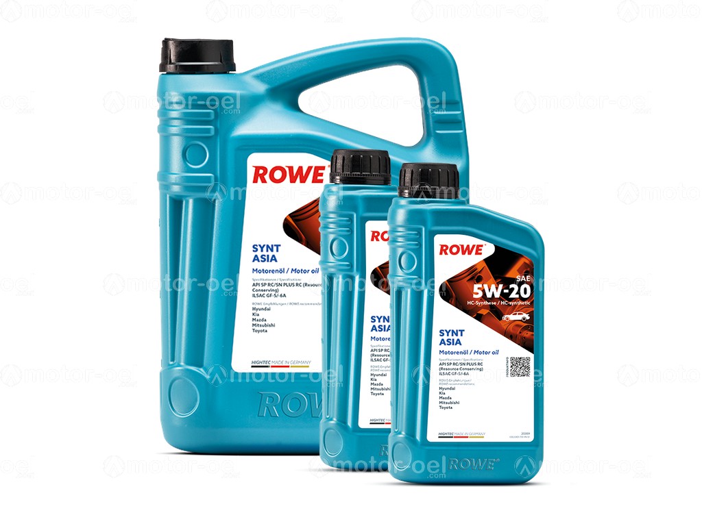 ROWE HIGHTEC SYNT ASIA SAE 5W-20, 7 Liter (5L+2L), 20359