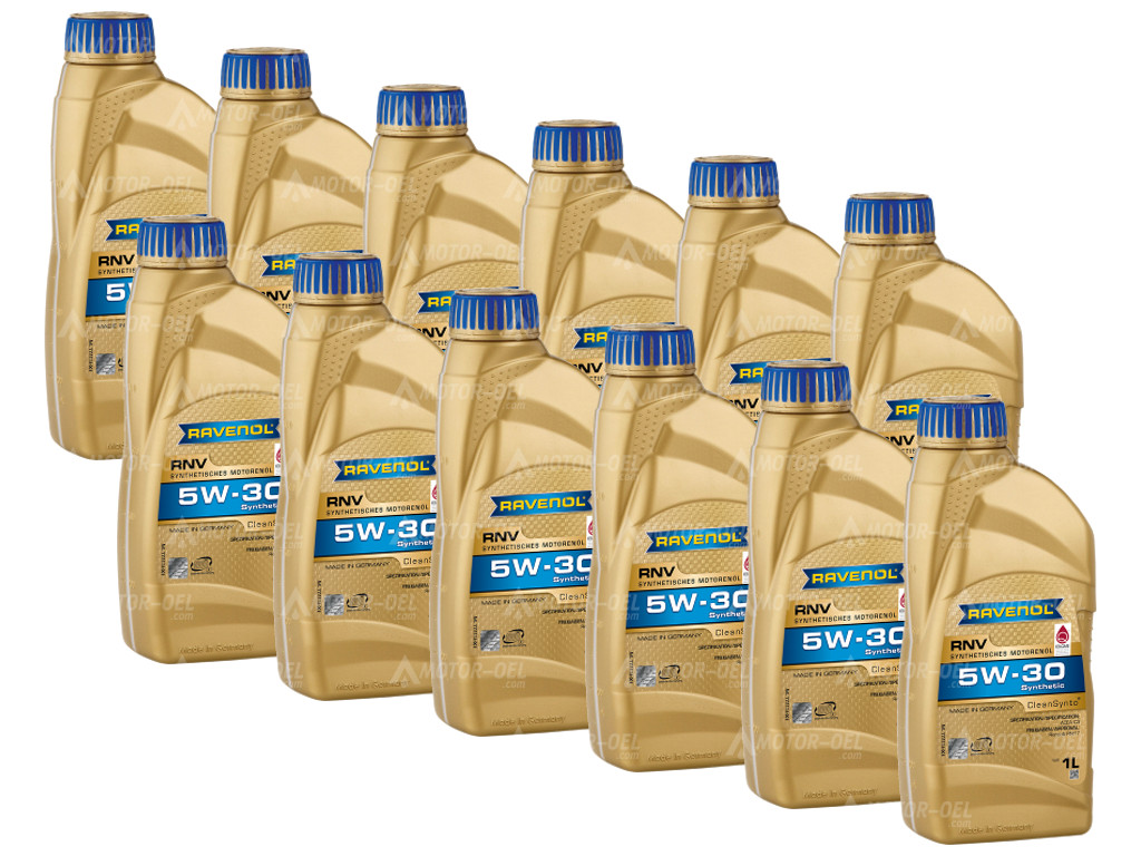 RAVENOL RNV SAE 5W-30, 12 Liter (1Lx12), 1111114