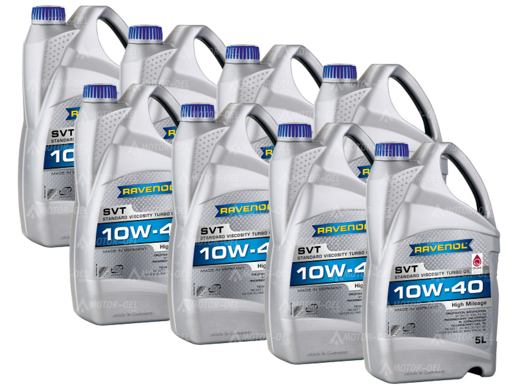 RAVENOL SVT Standard Viscosity Turbo Oil SAE 10W-40 40 (8x5)Ltr.