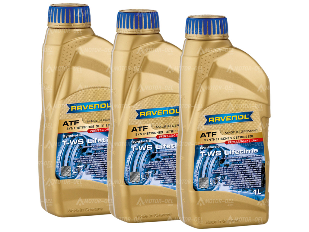 RAVENOL ATF T-WS Lifetime 3 (3x1) Ltr. RAVENOL ATF T-WS Lifetime 3 (3x1) Ltr.