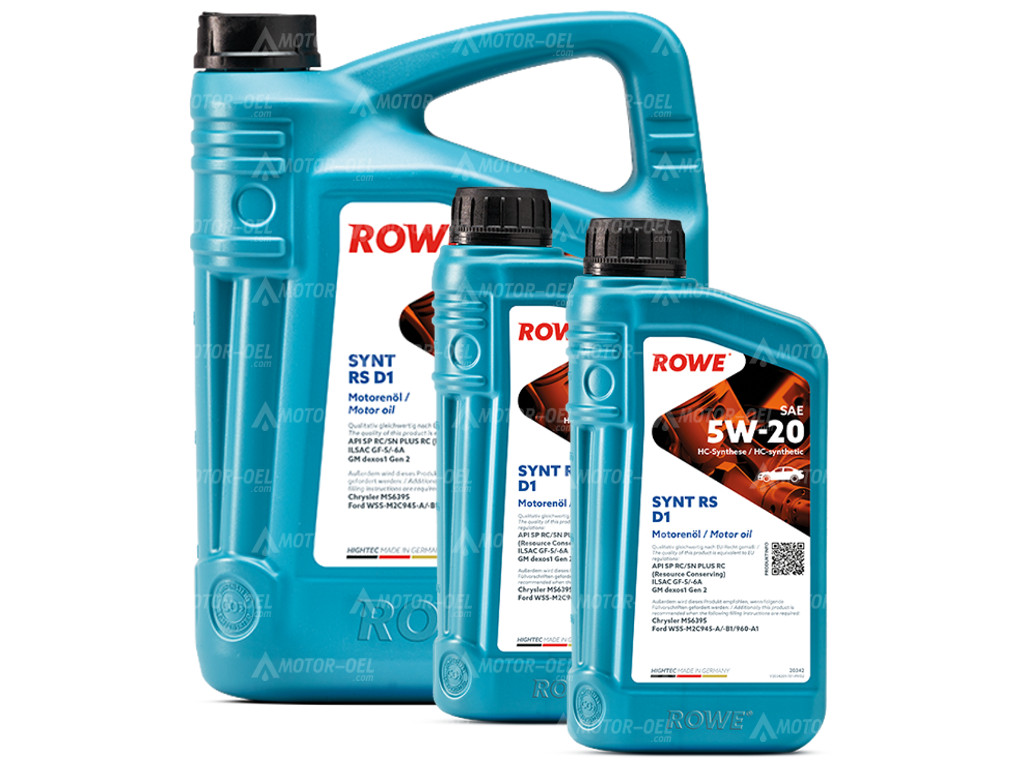 ROWE HIGHTEC SYNT RS D1 SAE 5W-20, 7 Liter (5L+2L), 20342