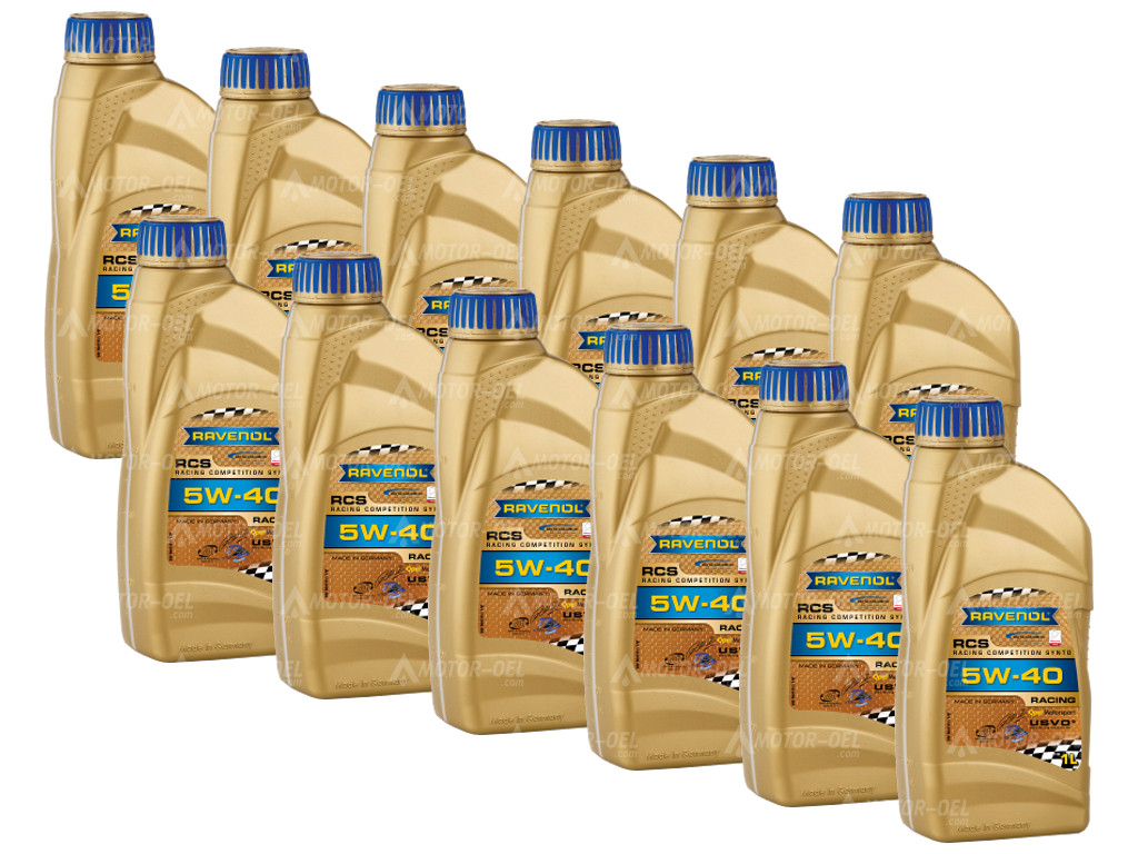 RAVENOL RCS Racing Competition Synto SAE 5W-40 12 Liter (12x1L) 1141090