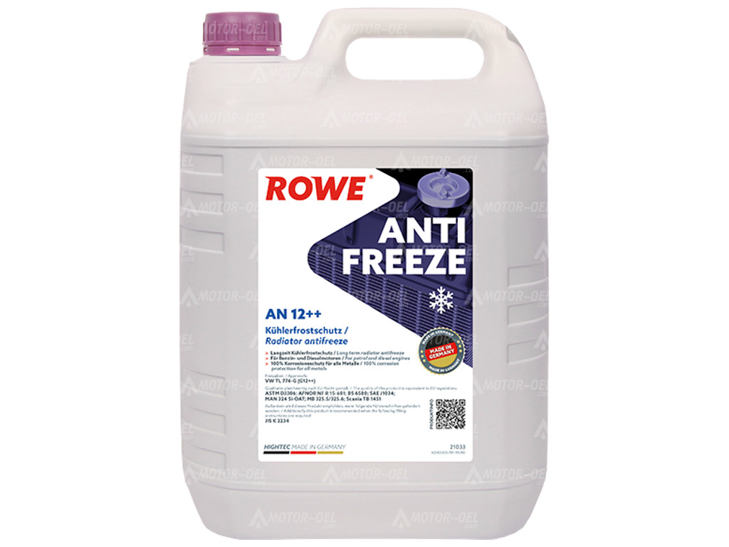 ROWE HIGHTEC ANTIFREEZE AN 12++, 5 Liter, 21033